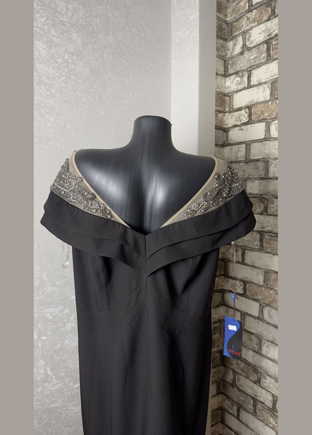 Чорна святковий, вечірня сукня вечірня No Brand