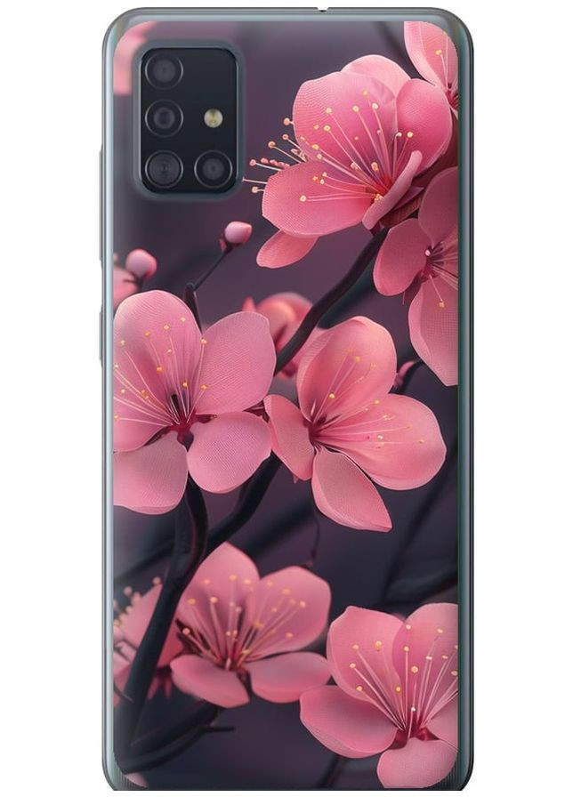 2D пластиковый чехол 'Пурпурная сакура' для Endorphone Samsung Galaxy A51 2020 A515F (287274377)