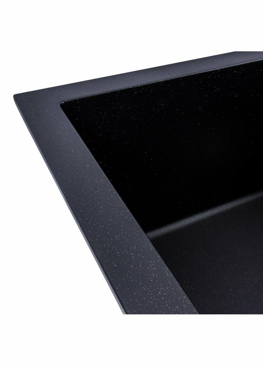 Гранитная мойка для кухни SOLID 7843 матовая Черный металлик Valeso (336934430)