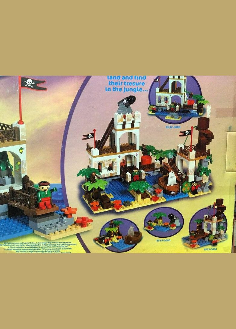 Конструктор "Пиратская смотровая башня", 116 дет., в кор., 39/29/10см Unico (301648590)