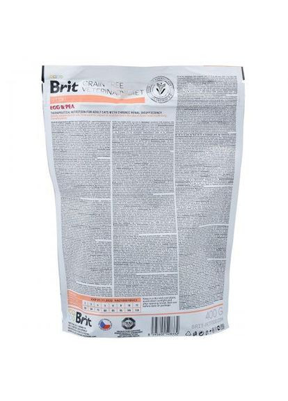 Сухой корм GF VetDiet Cat Renal для кошек, при заболеваниях почек, с яйцом и горохом, 400 г (*) Brit (323153272)