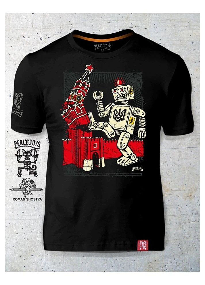 Футболка Робот Black () Peklo.Toys (303261878)
