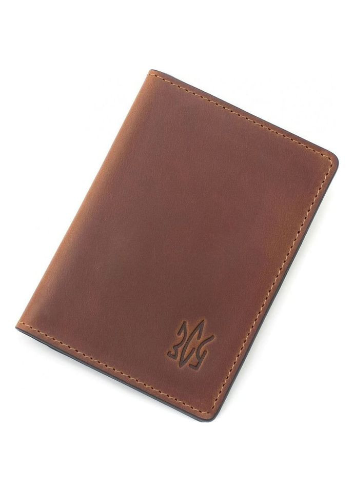 Шкіряна обкладинка для військового квитка ЗСУ 257123 Grande Pelle (329150624)