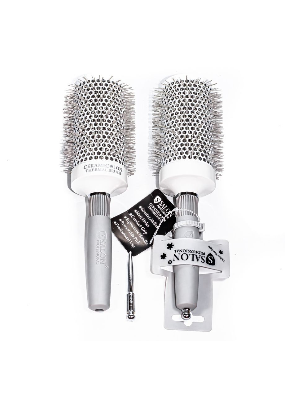 Брашинг керамічний антистатичний круглий термостійкий Ceramic & Ionic d-53 мм 53 NCI Salon Professional (340495154)