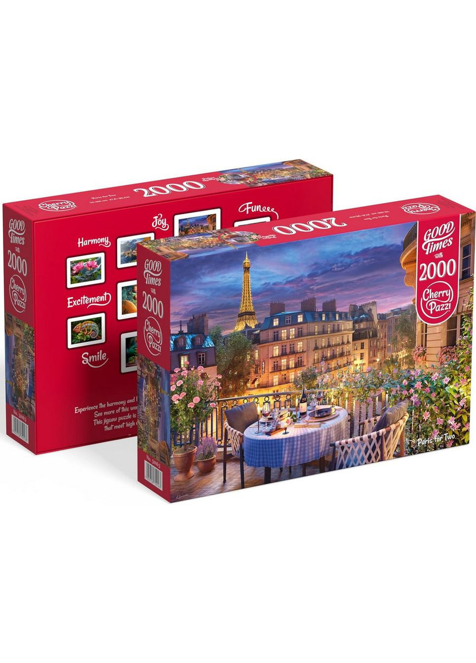 Пазл Париж для двох 2000 елементів CherryPazzi Cherry Pazzi (322147931)