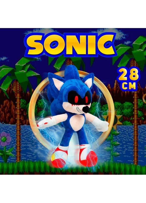 М'яка іграшка Екзектор Exetior із Супер Сонік Sonic Exe плюш 28 см Shantou (301423575)