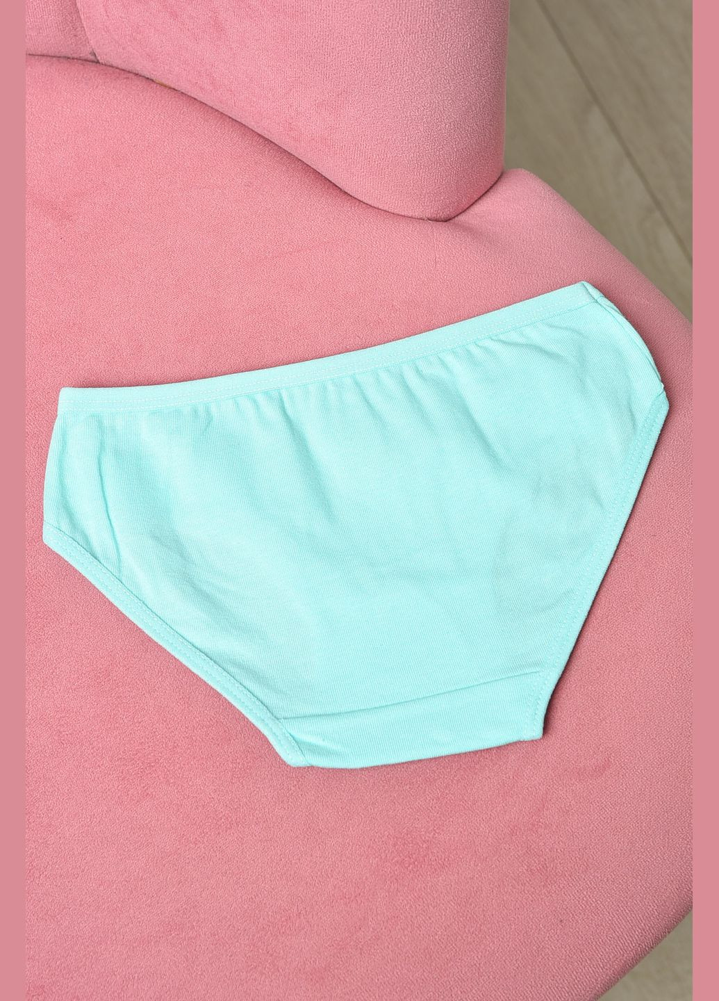 Трусики дитячі для дівчинки зеленого кольору з малюнком Let's Shop (311666535)