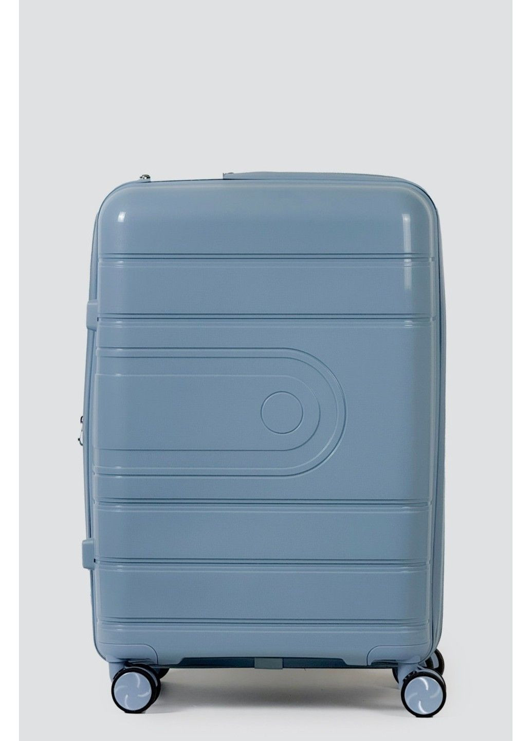 Средний пластиковый чемодан 606-2-BLU Tourist (354704076)