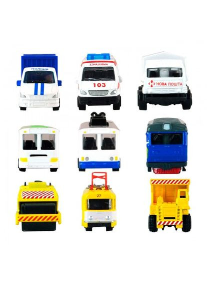 Міні-моделі службовий транспорт - " " (у диспенсері, асорті) Technopark (315154508)