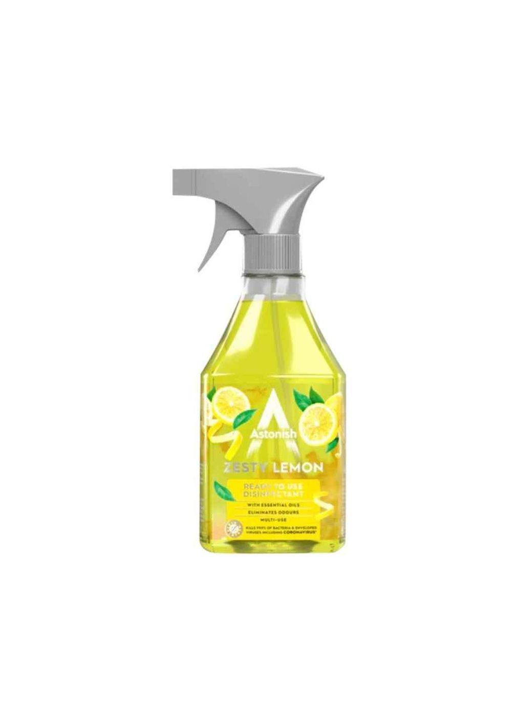 Засіб для прибирання 550мл Універсальний Знежирювач дезінфікуючий Лимоний вибух ТМ Astonish (369975422)