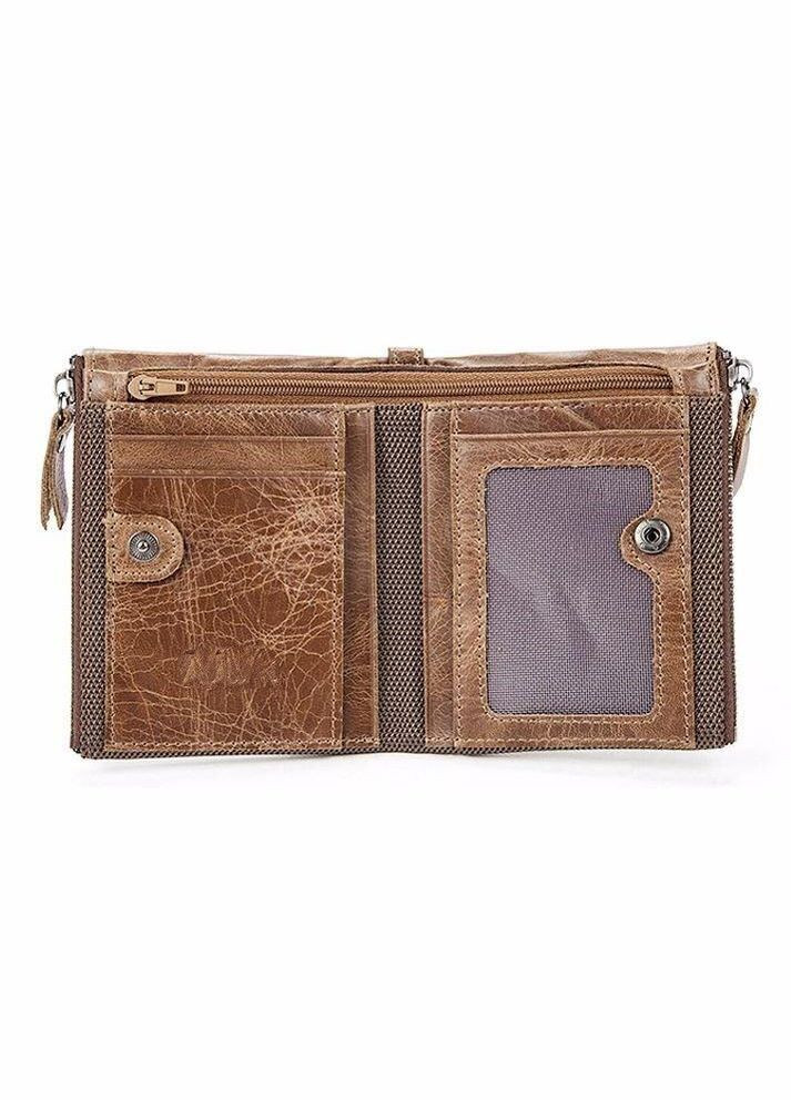 Гаманець чоловічий 14684 Cветло-коричневий Vintage (329146761)