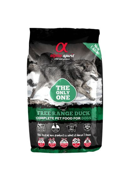 Сухий корм для собак (8436586310301) Alpha Spirit The Only One Free Range Duck 12 кг (370019988)