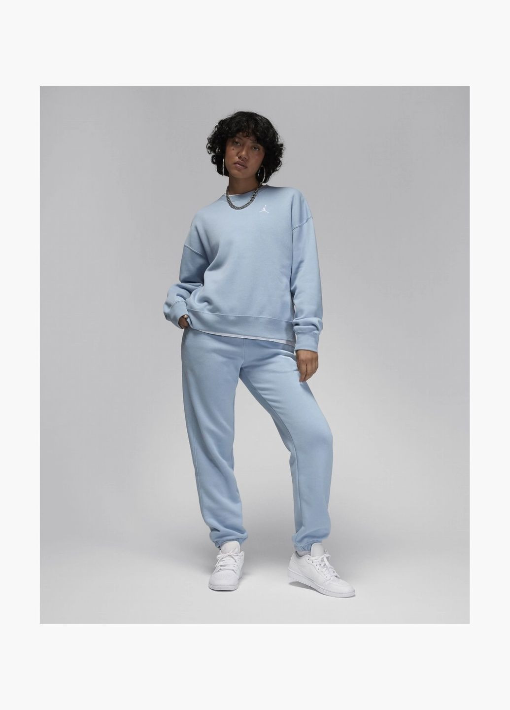 Світшот жіночий Brooklyn Fleece Light Blue FN4491-436 Air Jordan (326783952)