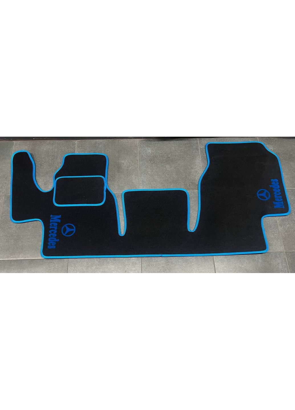 Ворсовые коврики в салон для Мерседес/ Mercedes (1995-2006) Дубль кабина Beltex Sprinter (360617139)