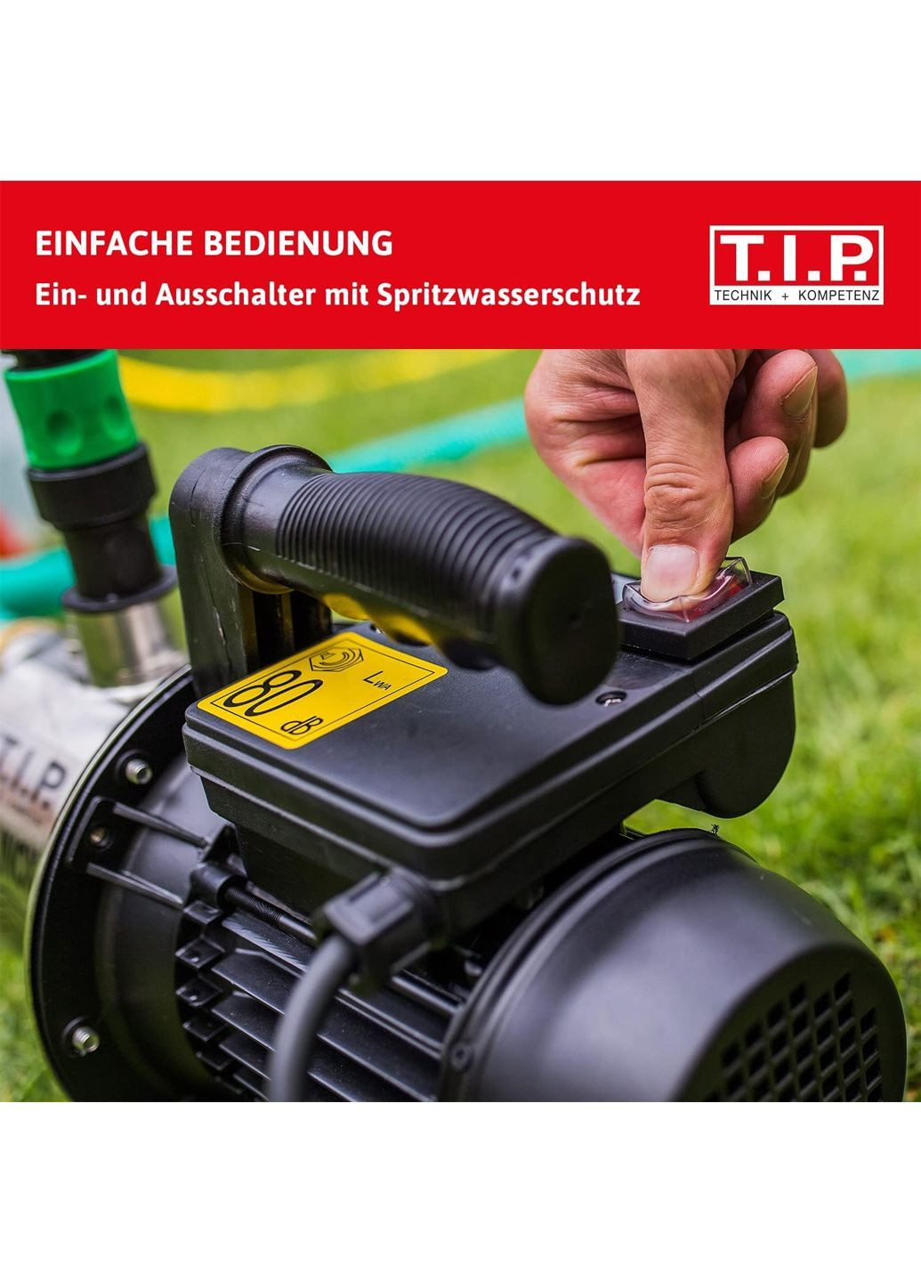 Садовий насос GP 5000 INOX 1200 Вт комбінований T.I.P Amazon (372459278)