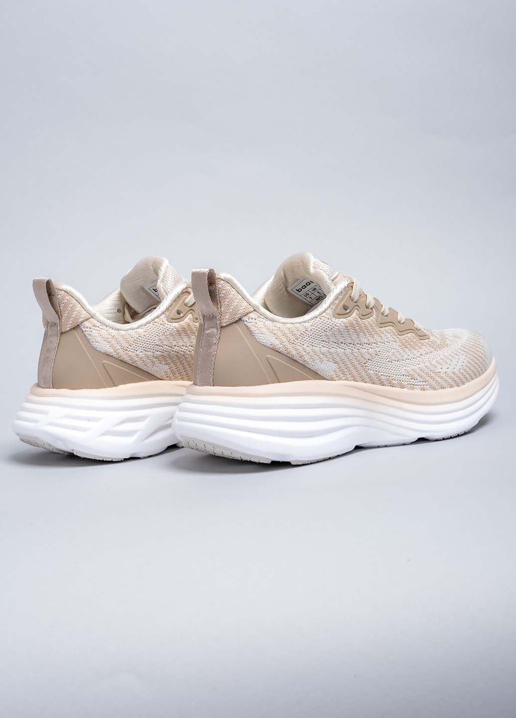 Кроссовки женские Fashion бежевые демисезоны (296120561)