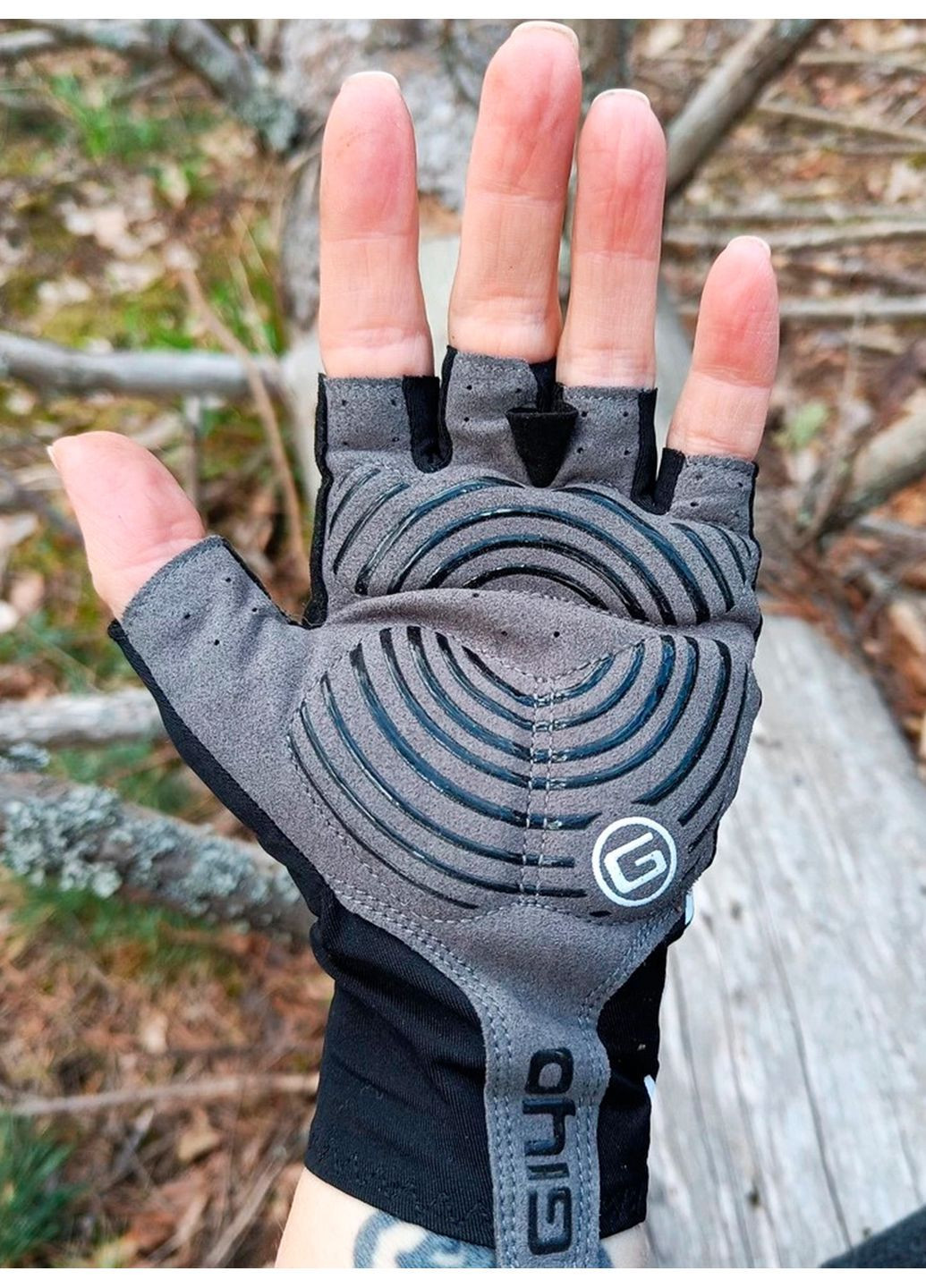 Велоперчатки без пальцев мужские женские / перчатки для велосипеда / велосипедные перчатки для велика Giyo (365549321)