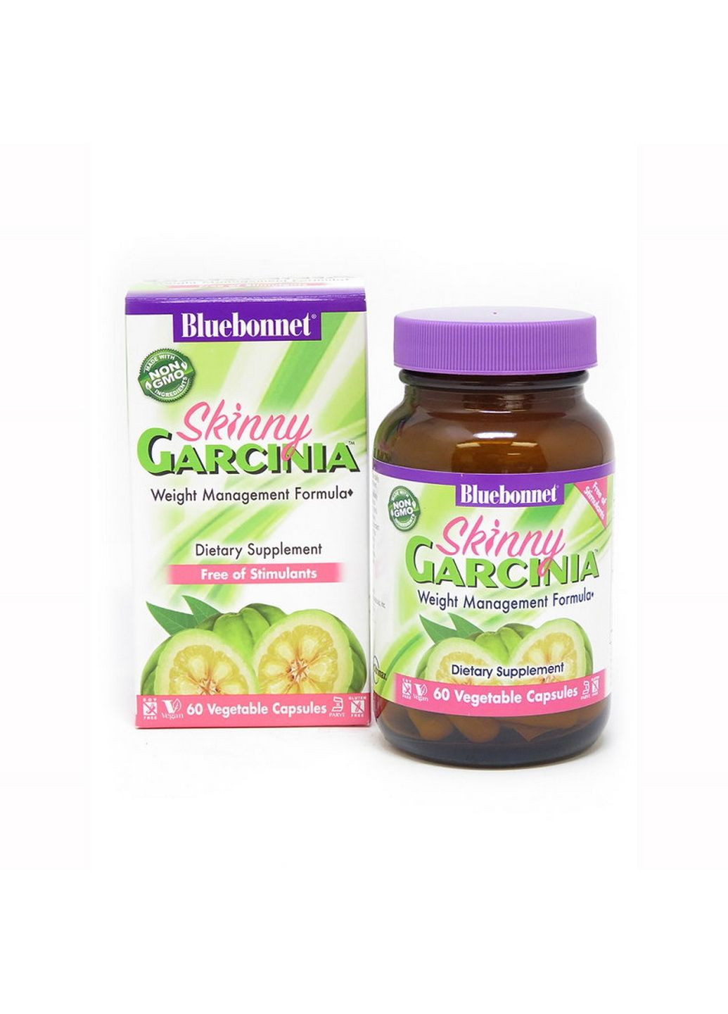 Натуральна добавка Bluebonnet Skinny Garcinia, 60 вегакапсул Bluebonnet Nutrition (293482354)
