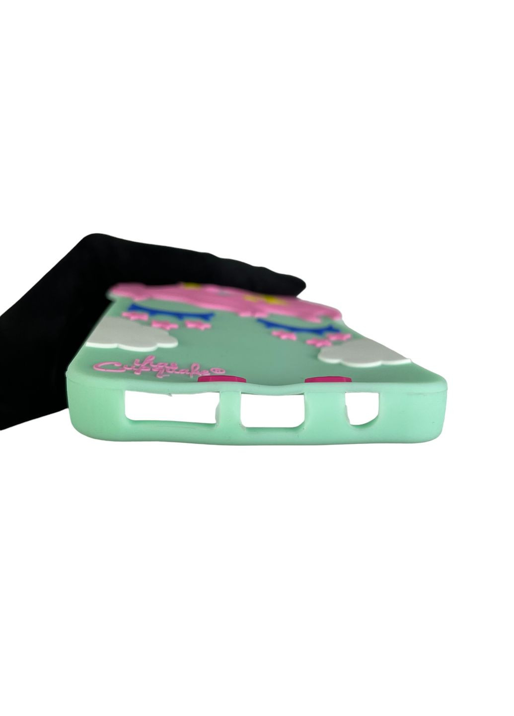 Чехол для Galaxy M20 SM-M205F детский с единорогом на самсунг м20 бирюзовый Samsung (366019825)