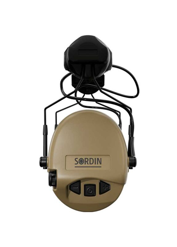 Професійні Активні Тактичні Навушники Адаптер під Шолом Supreme MIL AUX Койот 72308-05-S Sordin (335052491)