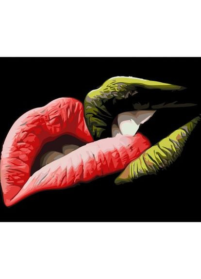 Картина по номерам "Поцелуй" Оптифрост (361416205)