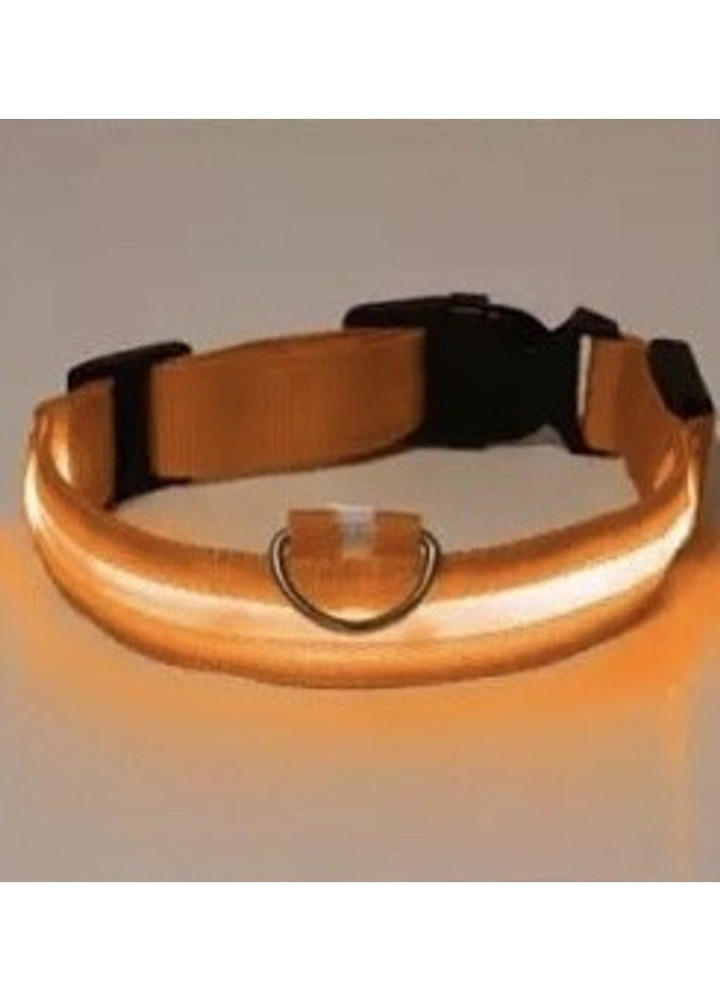 Ошейник LED светящийся для собак и кошек Orange Size S шея 34-41 см ширина 2,5, полная длина 44 см Xtep (319664541)