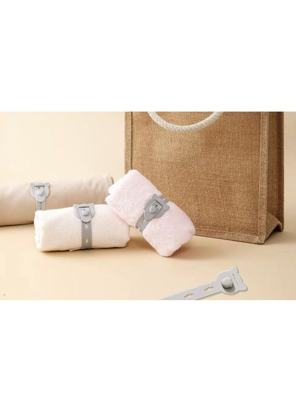 Стяжки для кабеля фиксатор органайзер силиконовые зажим 5 шт Черный Captain (356680638)