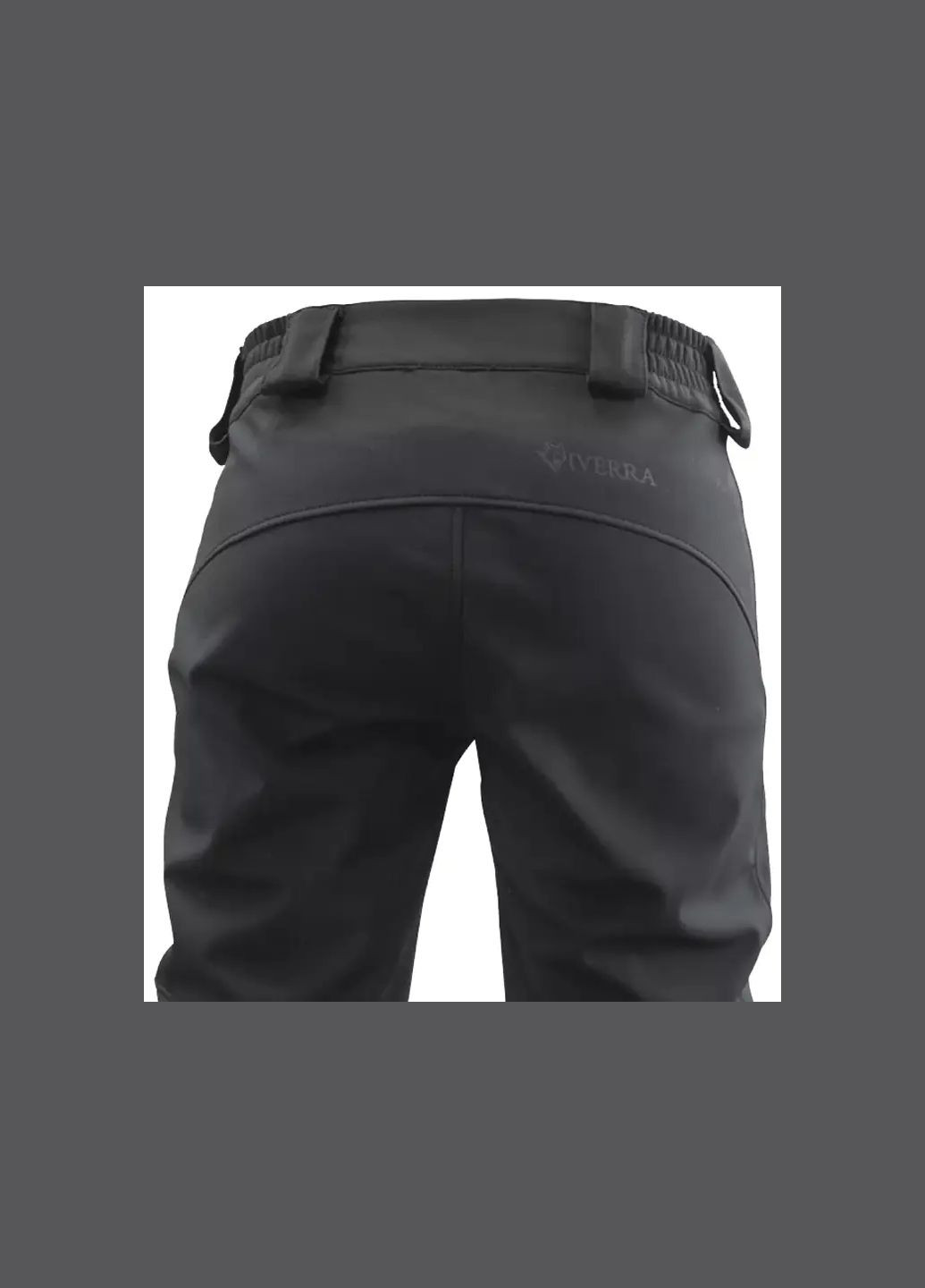 Черные демисезонные брюки No Brand