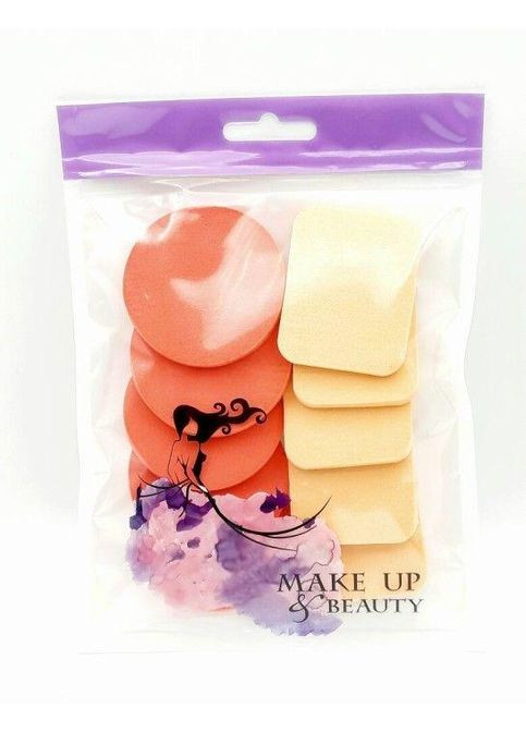 Набор спонжей для тонального основания, 10шт. Plus-plus (354795259)