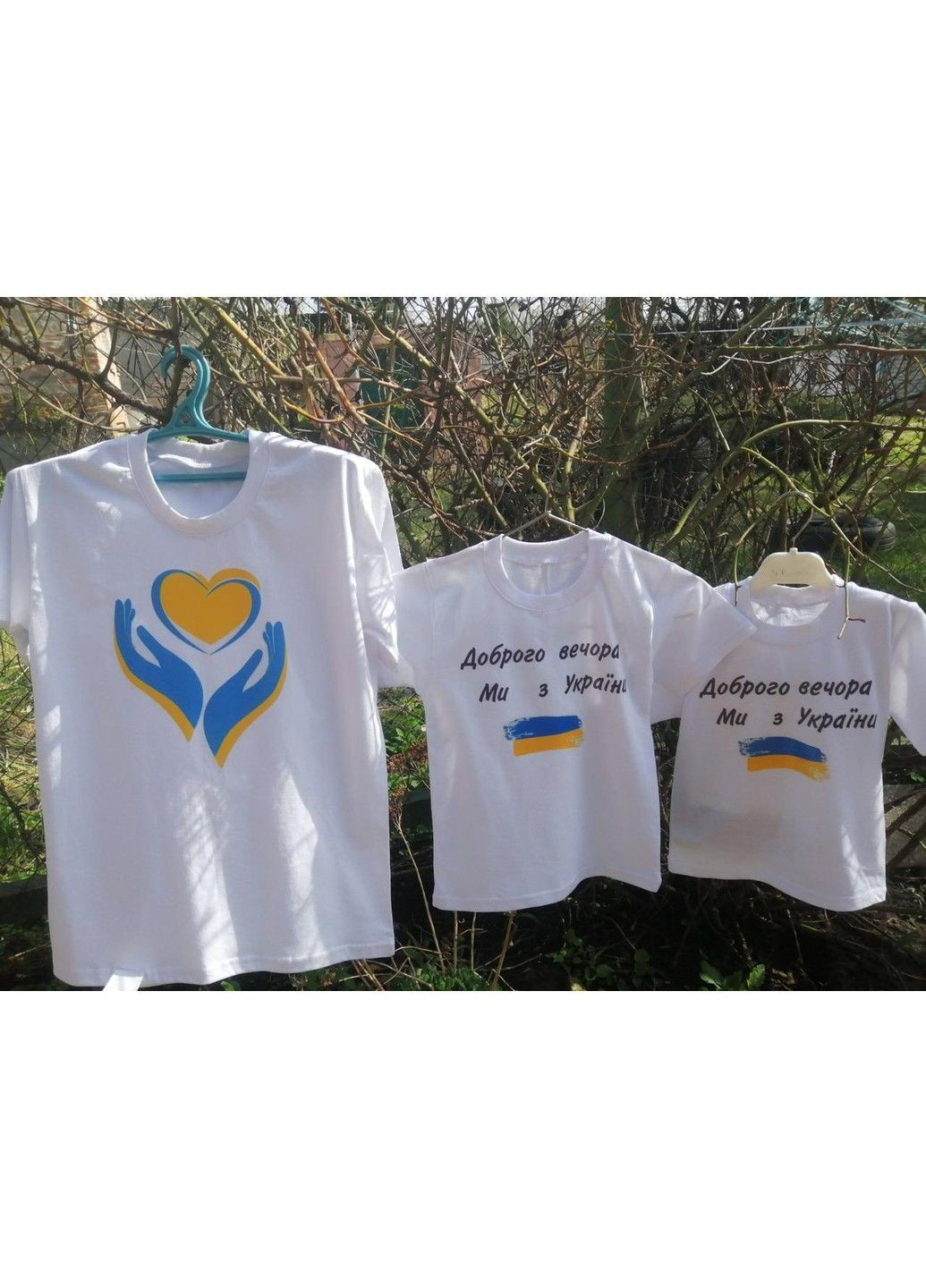 Белый нарядна футболка для деток "патриотический принт" 9-10 No Brand