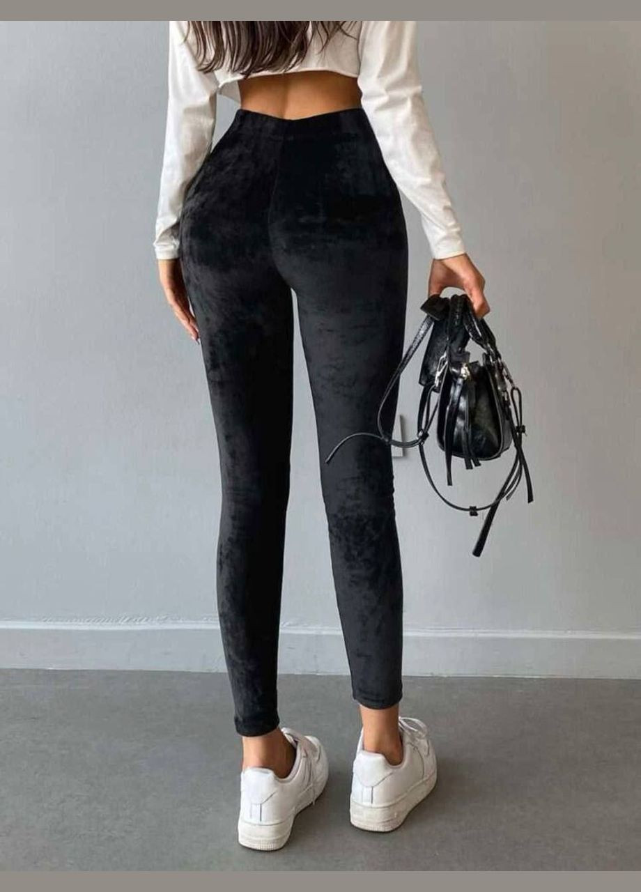 Женские велюровые лосины с начесом No Brand (306375713)