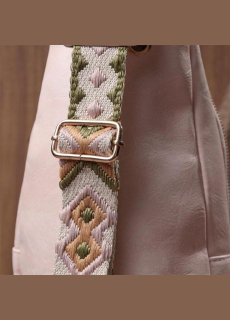 Сумка женская планшет для документов рюкзак слинг в дорогу сумочка для телефона Розовый 34800 Vintage (332612594)