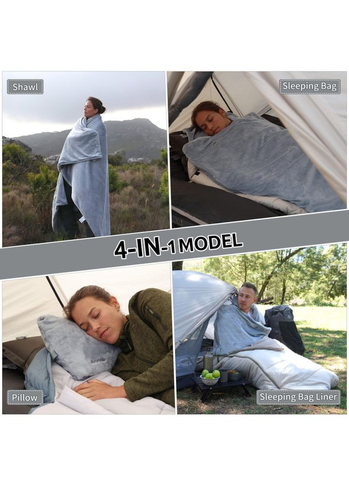 Спальний мішок - подушка CNK2300SD022, світло-сірий Naturehike (356505323)