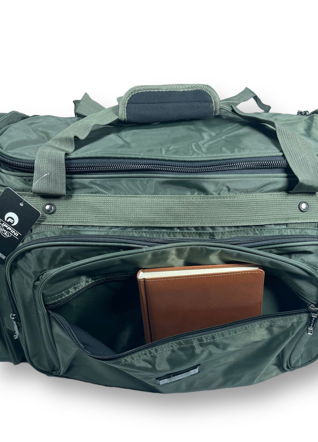 Дорожная сумка, 70 л, 1 отделение, 4 дополнительных кармана, размер: 65*35*30 см, зеленый Filippini (285815045)