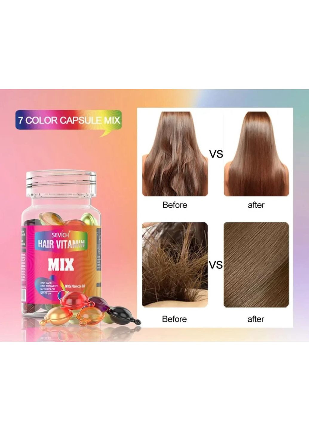 Капсули для волосся Hair Vitamin Mix 30 шт Sevich (369445289)