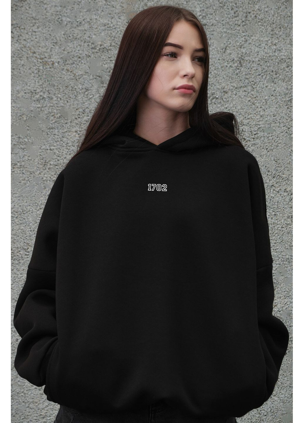 Женское Оверсайз Худи Толстовка На Флисе С Капюшоном И Принтом Welcome Without (365642696)