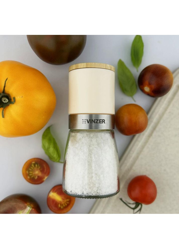 Млин (подрібнювач) для солі та перцю (50595) Vinzer (365877262)