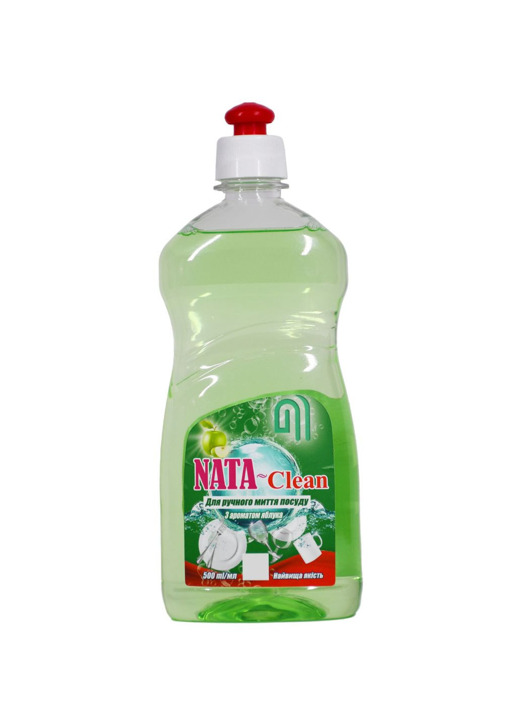 Миючий засіб Nata Group nata-clean з ароматом яблука пуш-ул 500 мл (268145437)