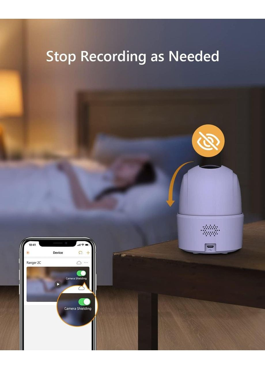 Беспроводная IP-камера Ranger 2C для домашней безопасности на 360°, обнаружение человека AI IMOU (363044344)
