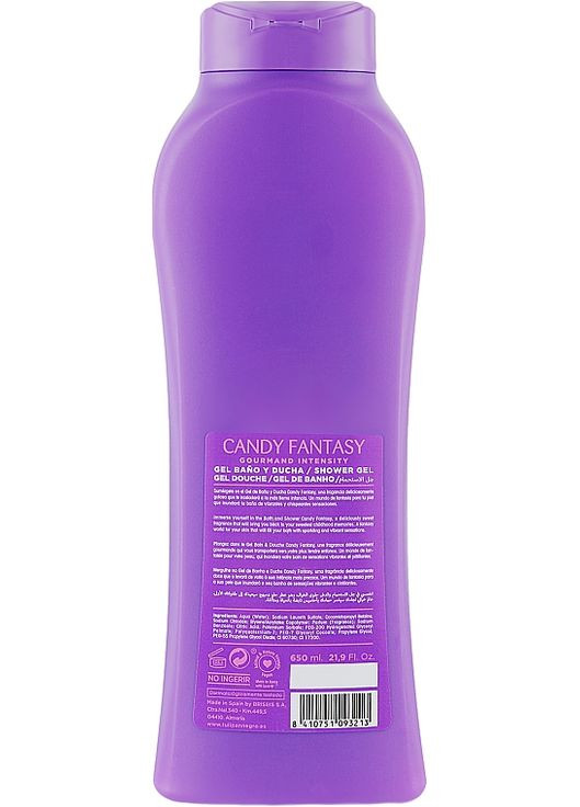 Гель для душу "Солодкі фантазії" Candy Fantasy Shower Gel 650ml (1103678-31017603) Tulipan Negro (368663427)