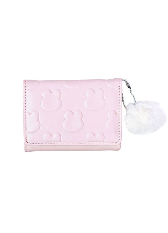 Жіночий гаманець C325-44 Light Pink для карток повсякденний з принтом кролика 4 шт. Eastern Star (352012646)