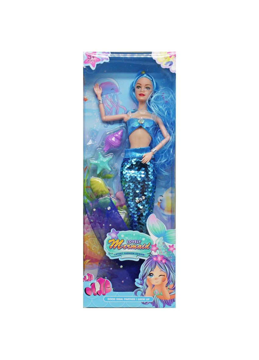 Кукла "Lovely mermaid" (голубой) MIC (292252548)