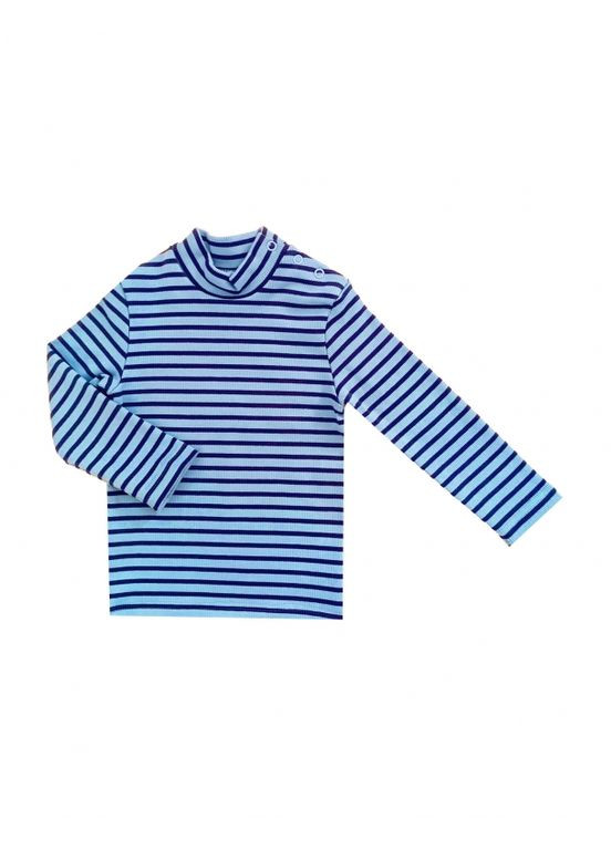 Гольф-стійка Смужка блакитна Smil (358488533)