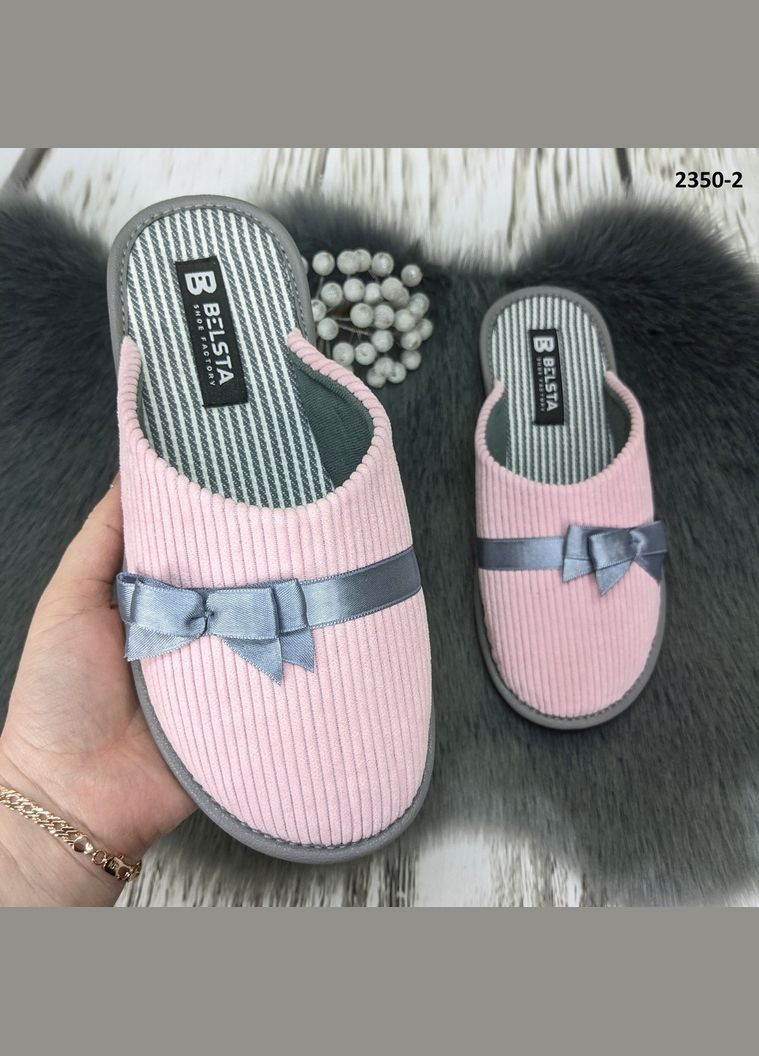 Розовые тапочки женские домашние Белста