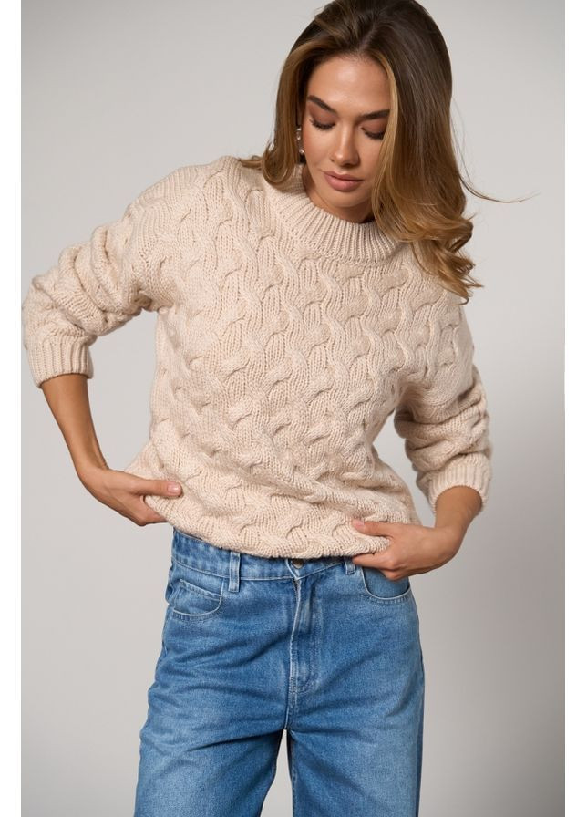 Жемчужный свитер 2882 бронза Triko Bakh