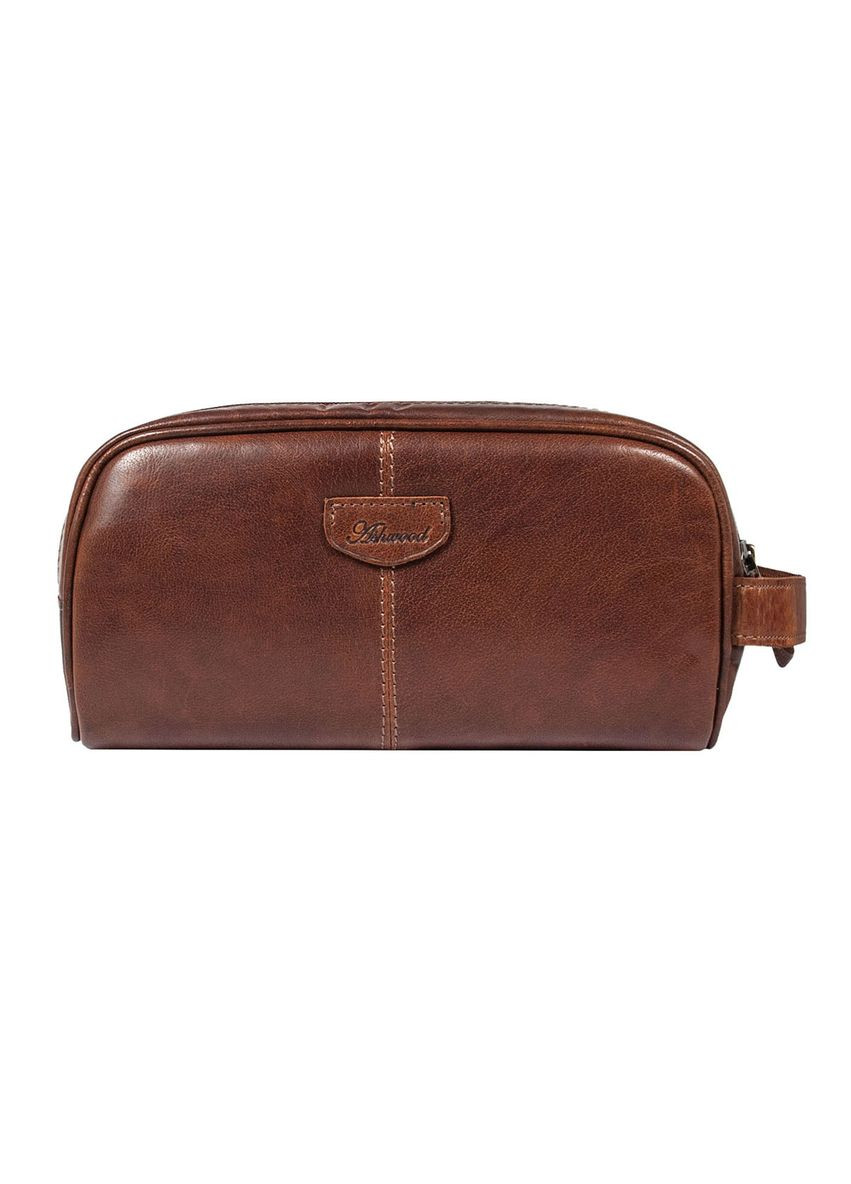 Кожаный нессесер коричневого цвета T78 Chestnut Ashwood (303831305)