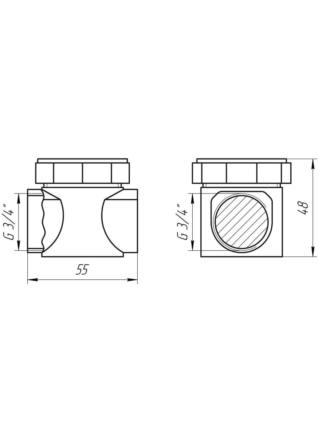Фильтр грубой очистки для газа 3/4″ F8016 Solomon (338864334)