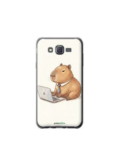 Чохол на Samsung Galaxy J7 J700H Funny Capybara CEO Working "6777u-101-2448" Endorphone (379907049)