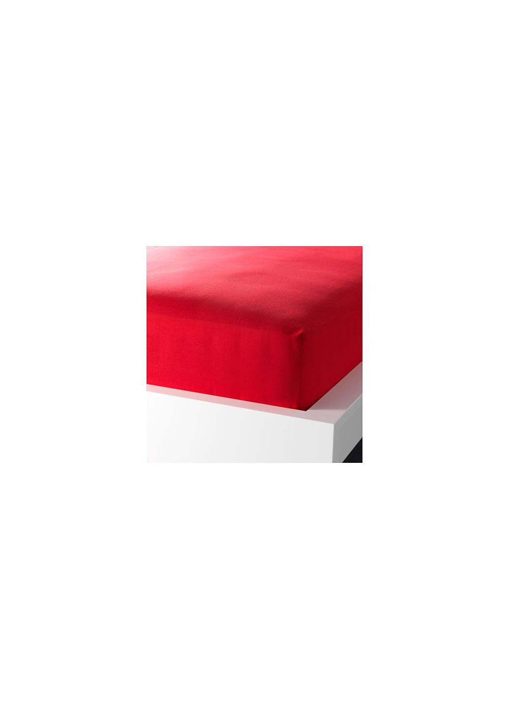 Простирадло натяжне червоне 140х200 см IKEA (272150203)