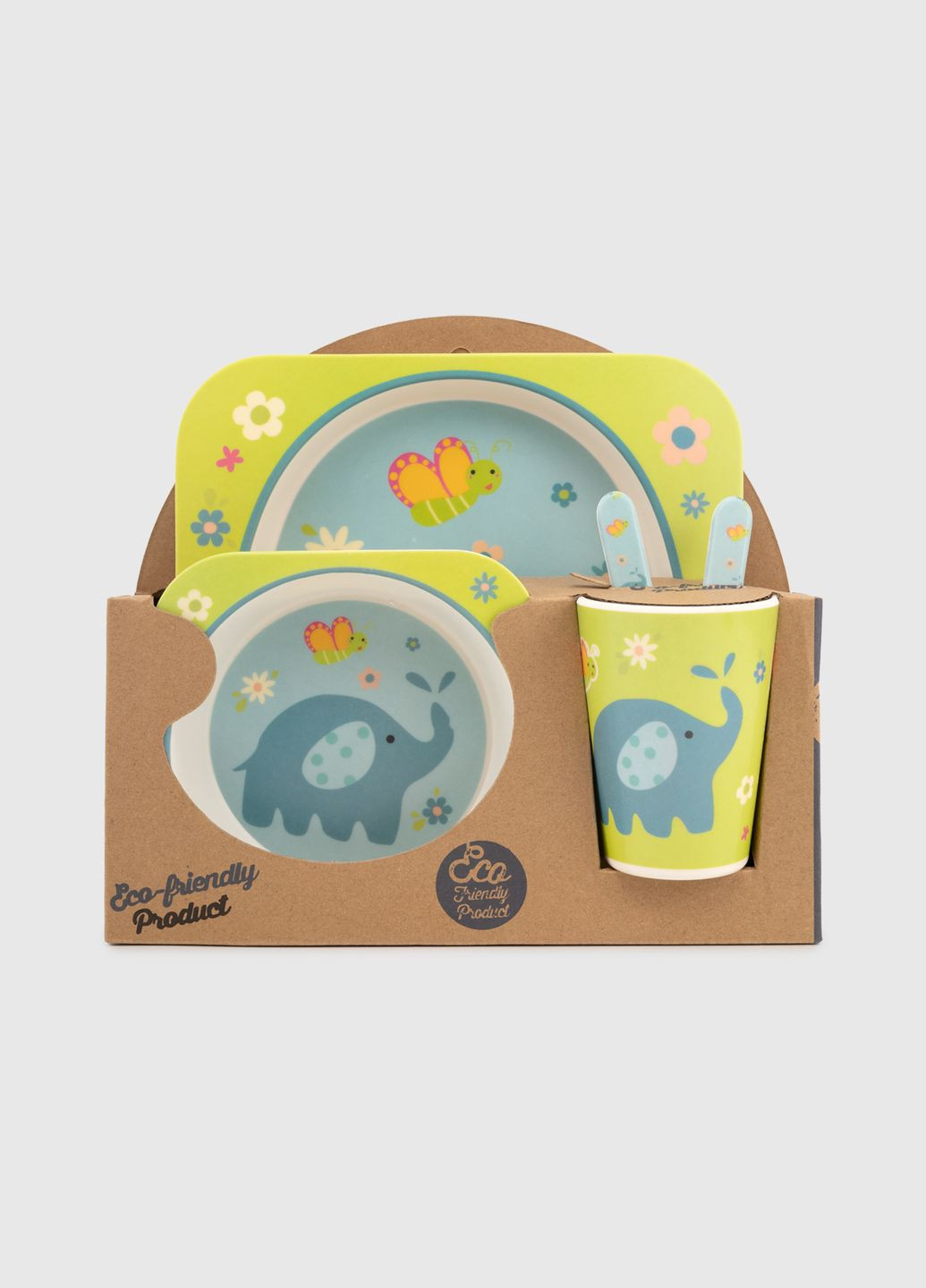 Набор детской посуды Слон MY001 No Brand (286327691)